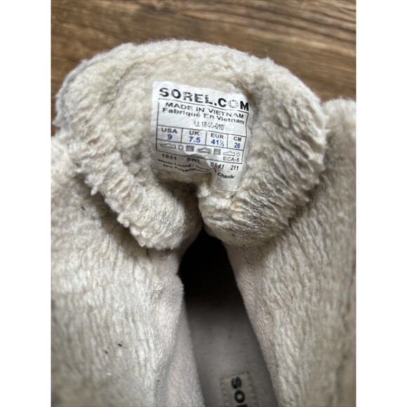 Sorel Womens Trivoli Herringbone Insulated Waterproof Boot Nature OutdoorBohosz9 - Picture 3 of 6